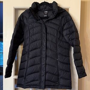 North Face  Women's Midnight Black down  Jacket size Medium